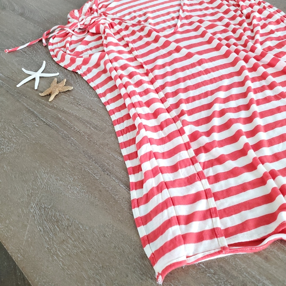 Ella Moss Striped Swim Beach Cover-up Women's Size Small - Picture 4 of 15